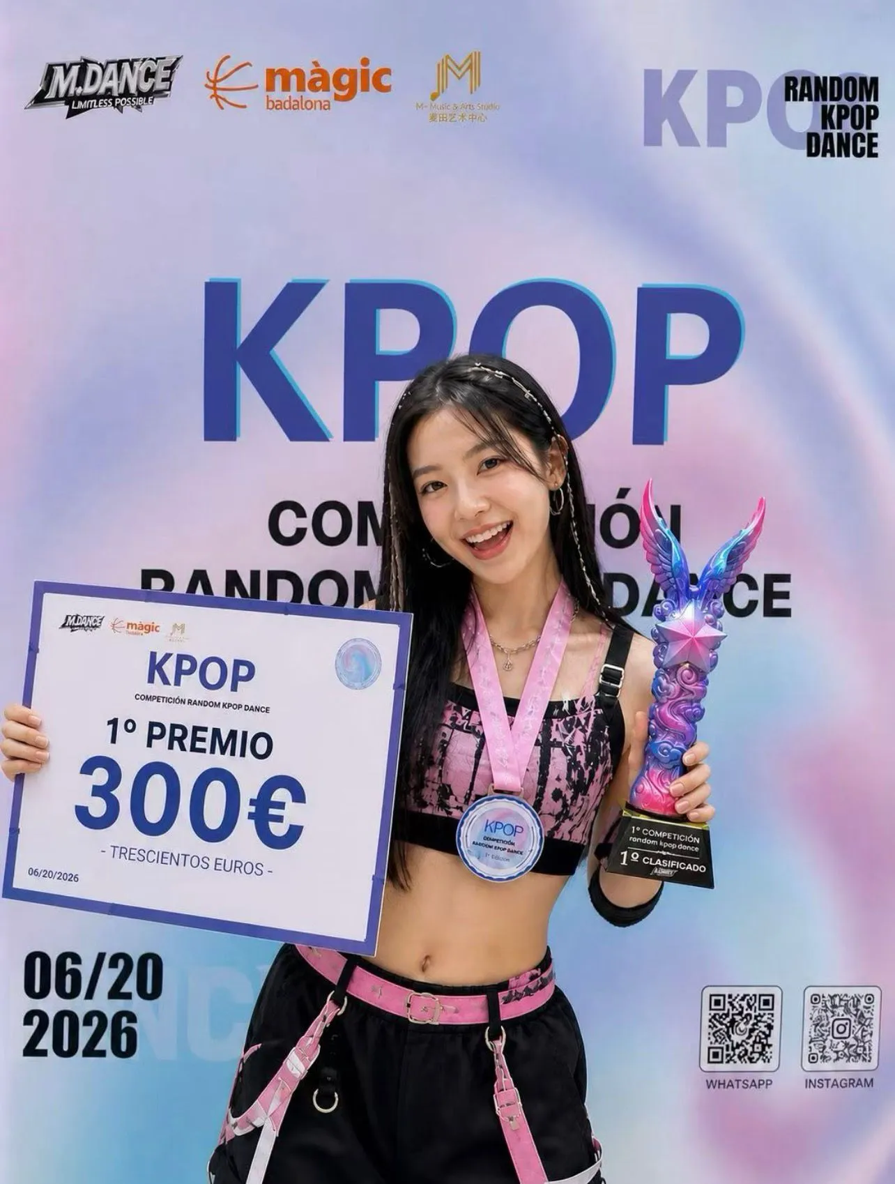 Ganadora de la edición anterior Kpop Random Dance